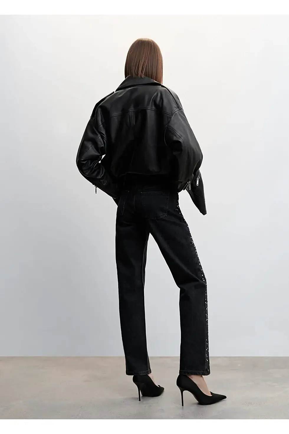 Миниатюра: Mango Kristal Taşlı Jean Pantolon