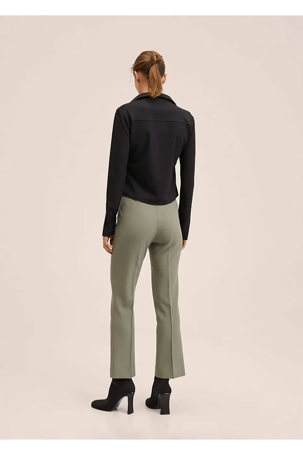 Миниатюра: Mango Kısa Ispanyol Paçalı Pantolon