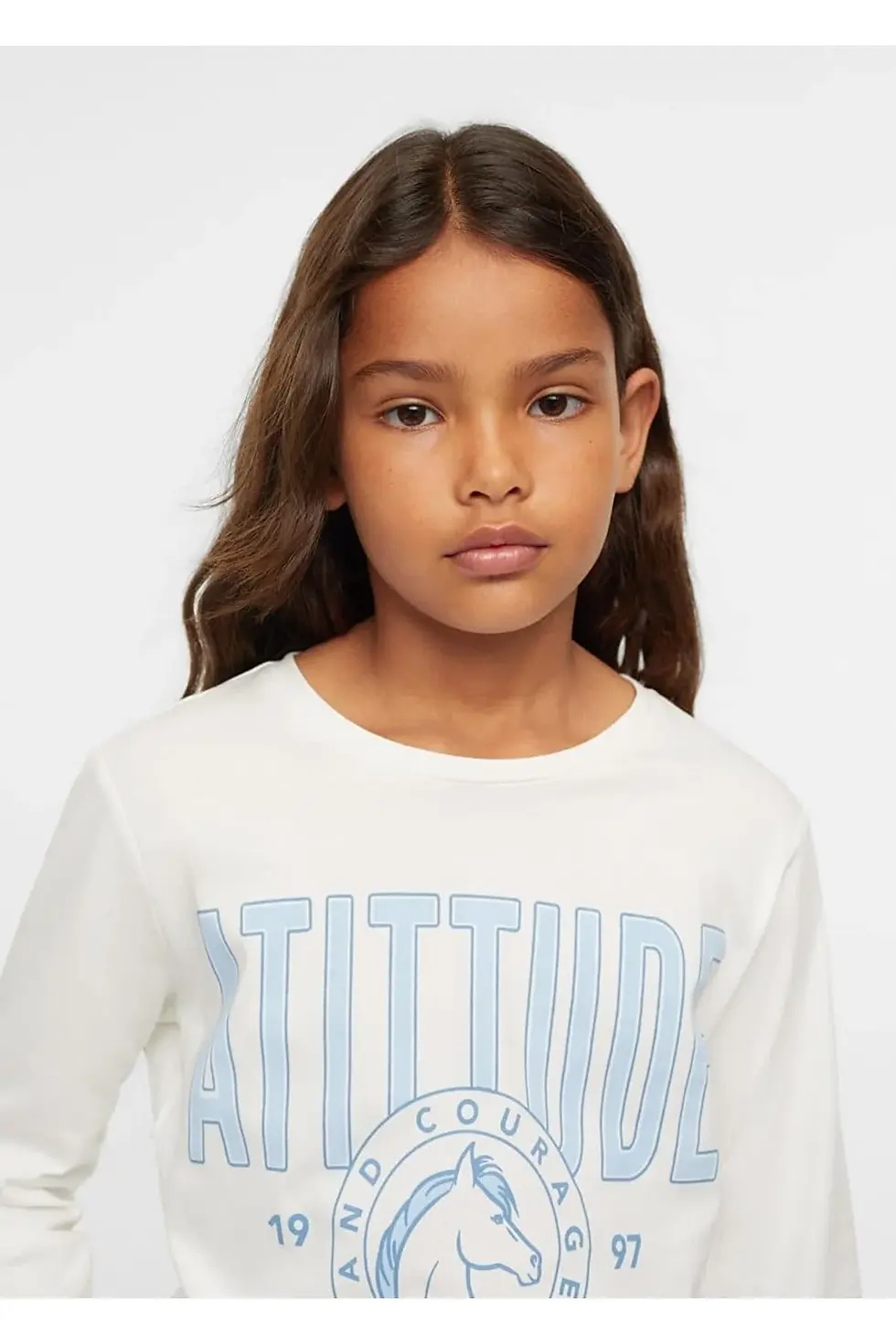 Thumbnail: MANGO Kids Yazılı Uzun Kollu Tişört