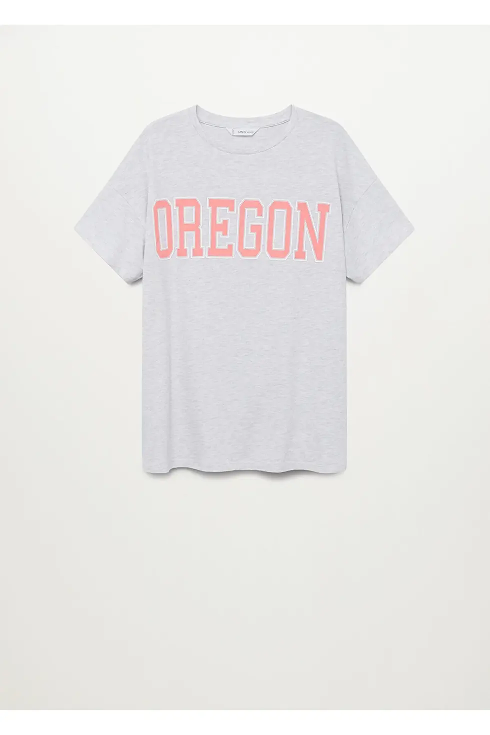 Thumbnail: MANGO Kids Kız Çocuk Açık Gri T-Shirt