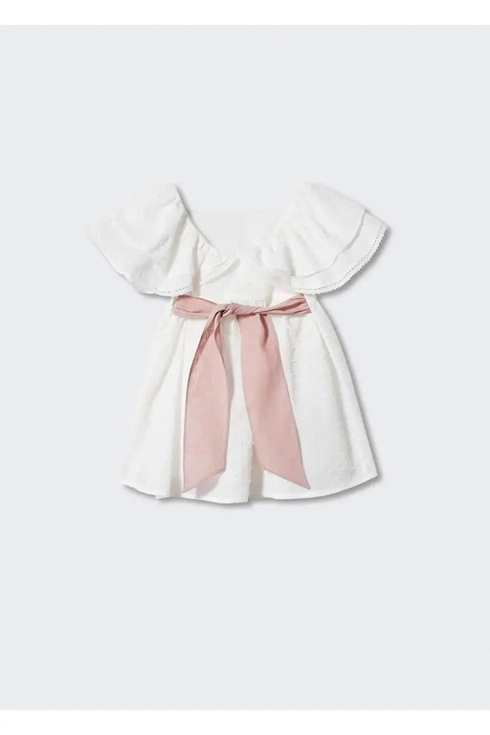 Thumbnail: MANGO Baby Fırfırlı Plumeti Elbise
