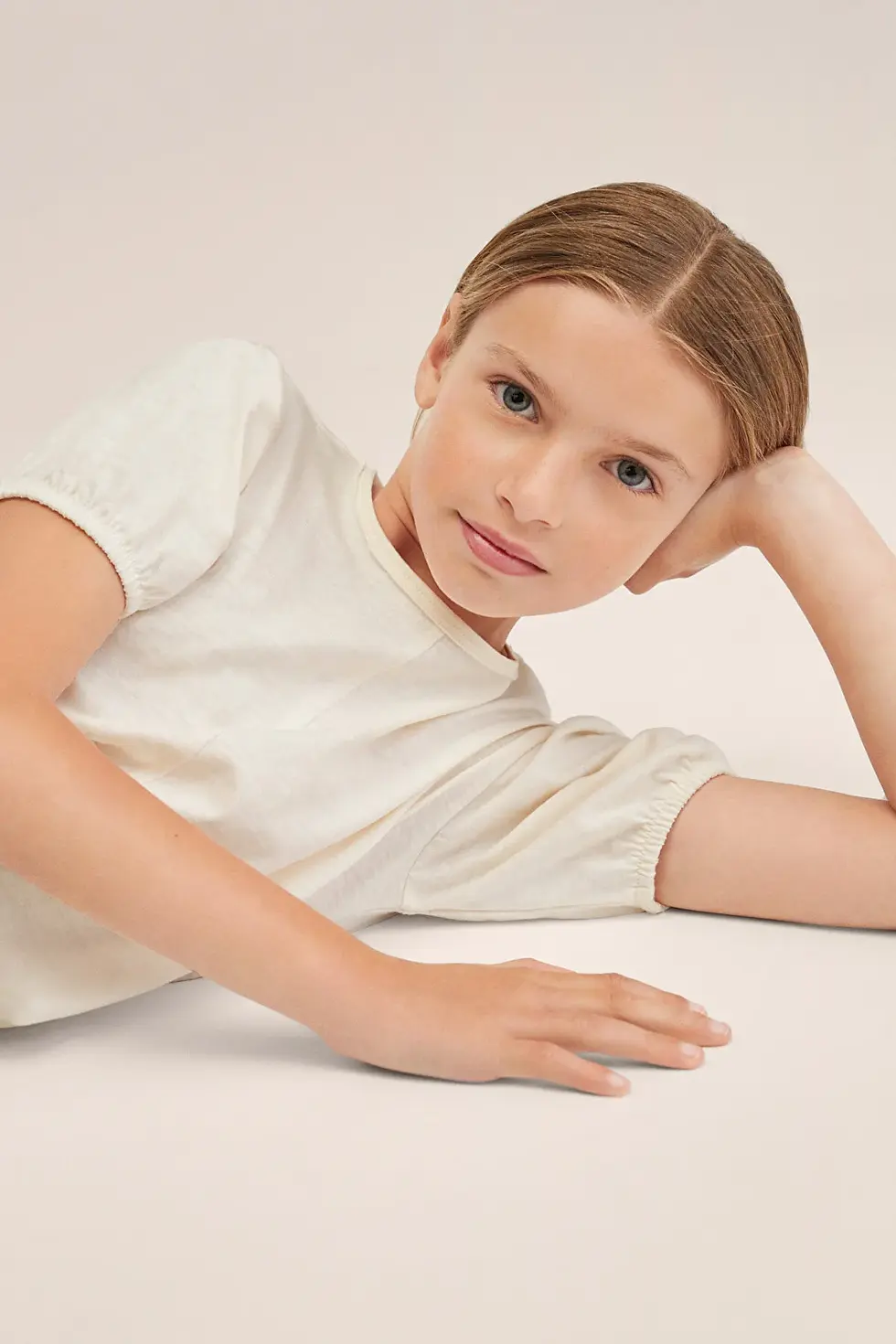 Thumbnail: MANGO Kids Natürel T-Shirt