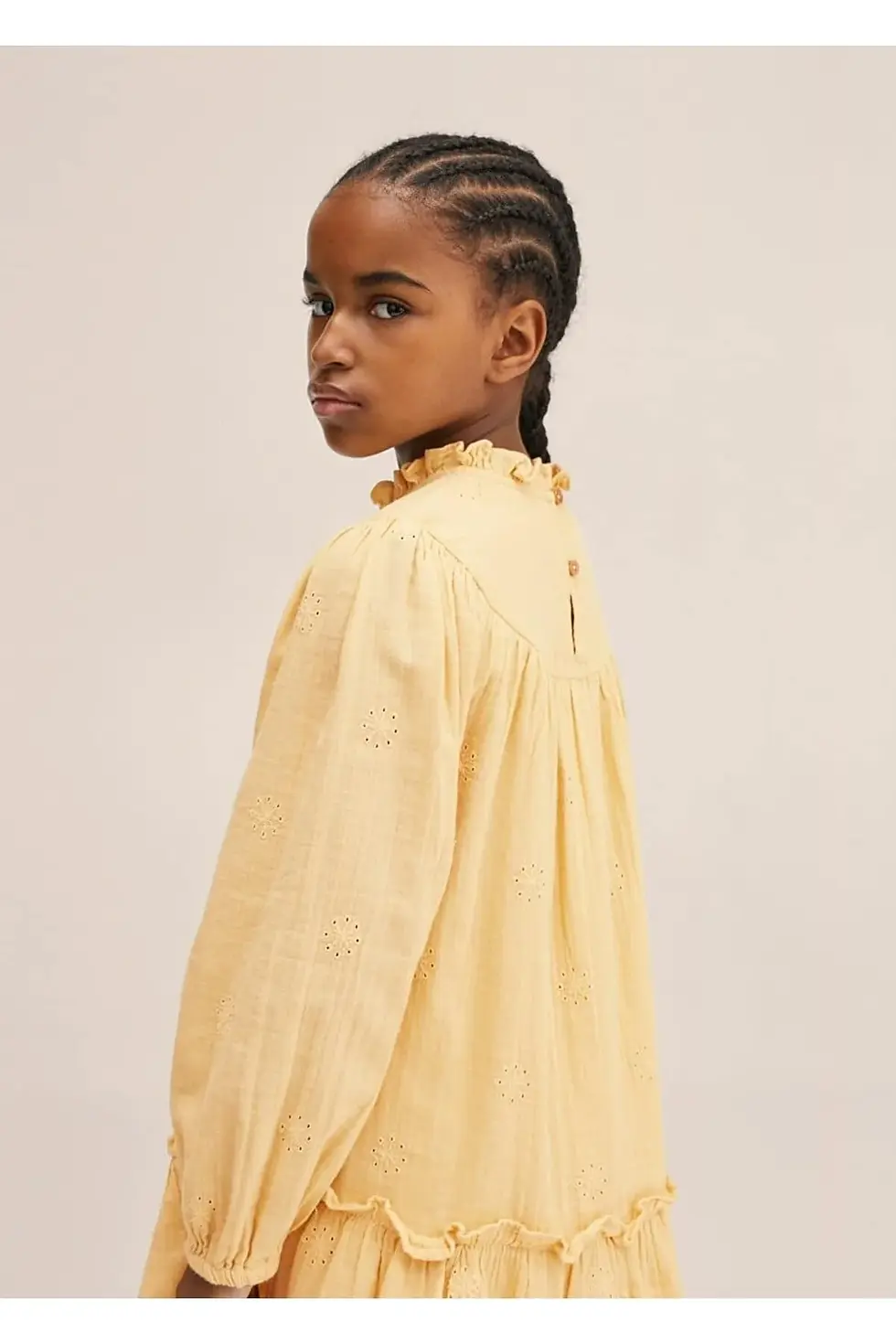 Thumbnail: MANGO Kids Ajur Detaylı Elbise