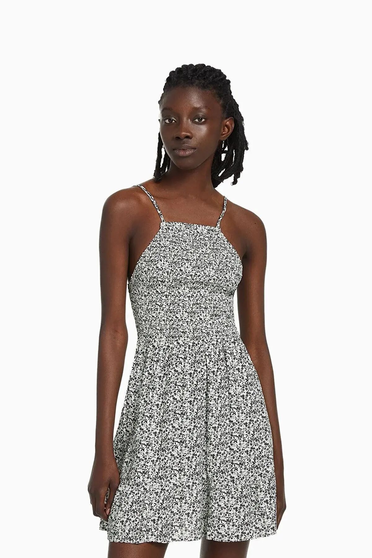 Bershka Halter Yaka Mini Elbise