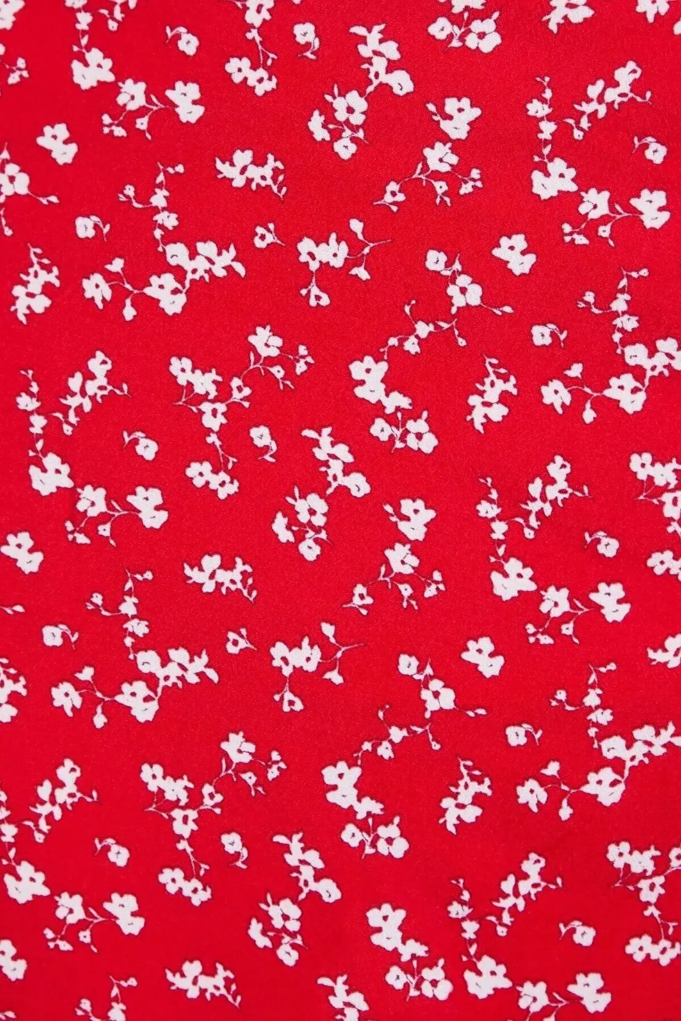 Thumbnail: Bershka Çiçek desenli fırfırlı midi etek