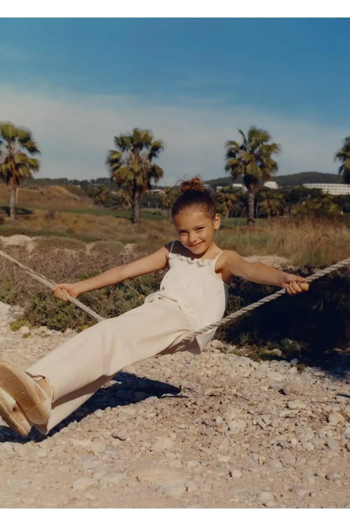 MANGO Kids Pamuklu Askılı Tişört