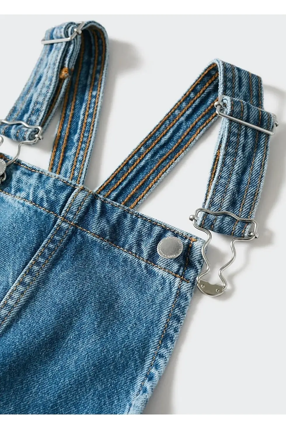 Миниатюра: MANGO Kids Kısa Kot Jile Elbise