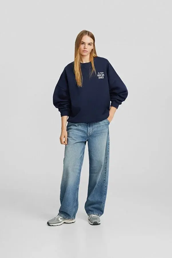 Thumbnail: Bershka Desenli sweatshirt