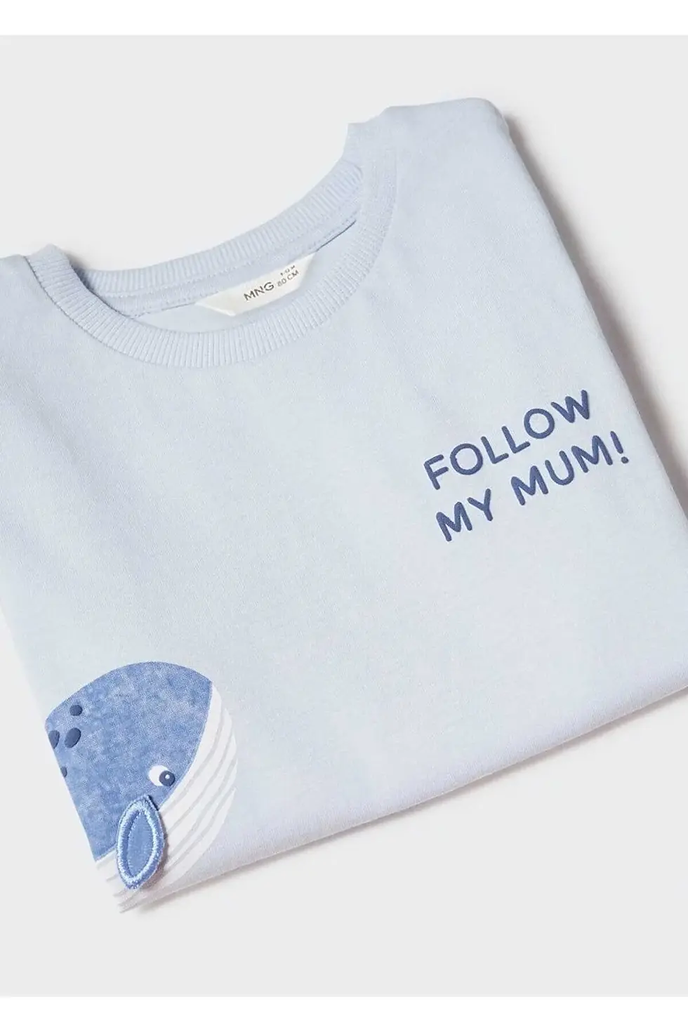 Thumbnail: MANGO Baby Kayık Desenli Pamuklu Tişört