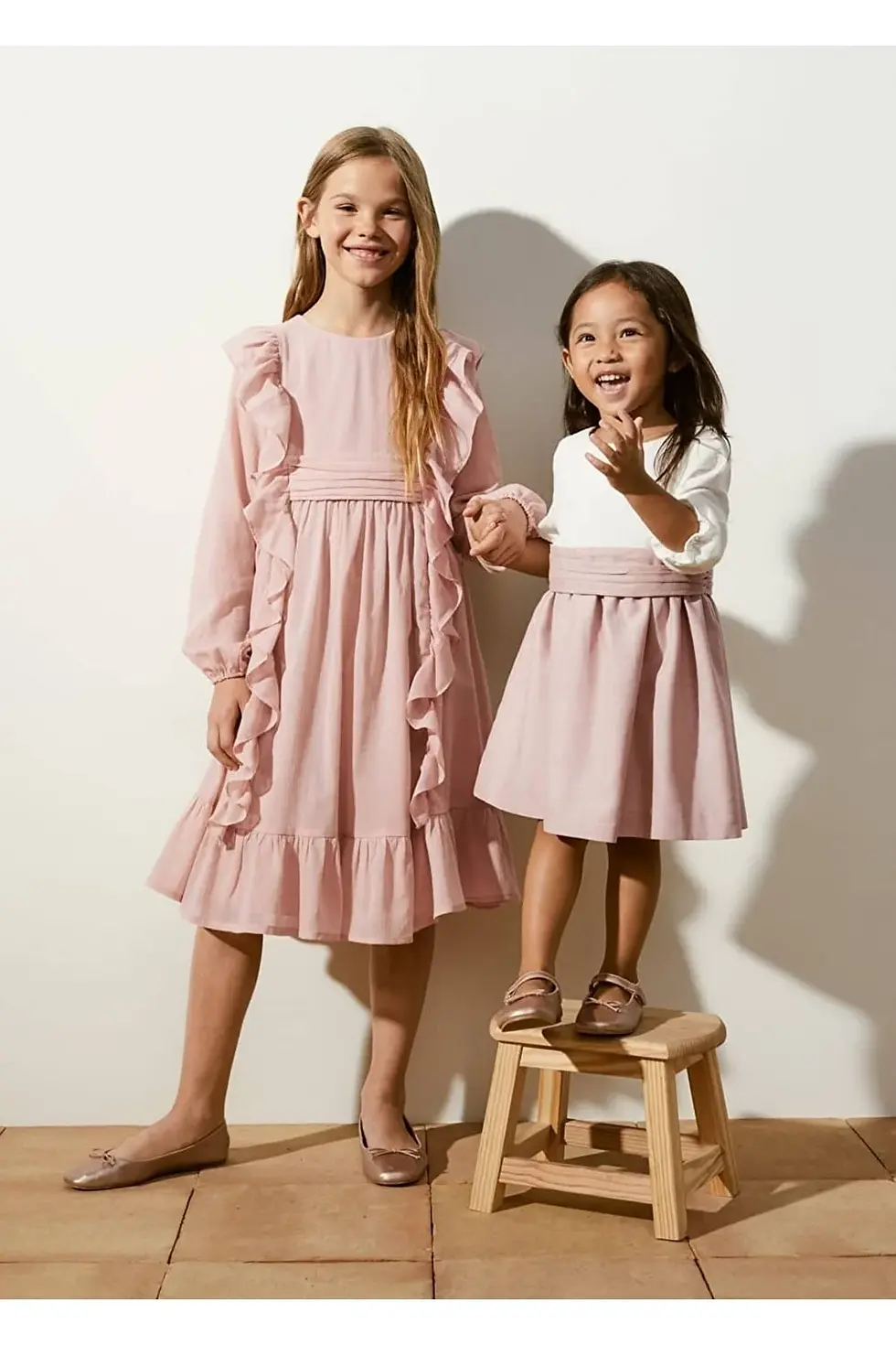 Thumbnail: MANGO Kids Volanlı Pamuklu Elbise