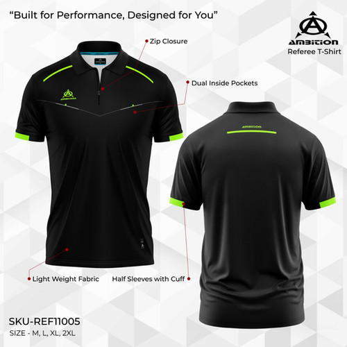 Referee Jersey Set Half Sleeve REFHJS#10 | myambitionindia