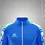 Thumbnail: Blue N.S Lycra Upper (NSLU-014) track jacket with white and green accents, myambitionindia