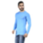 Man in light blue long-sleeve shirt