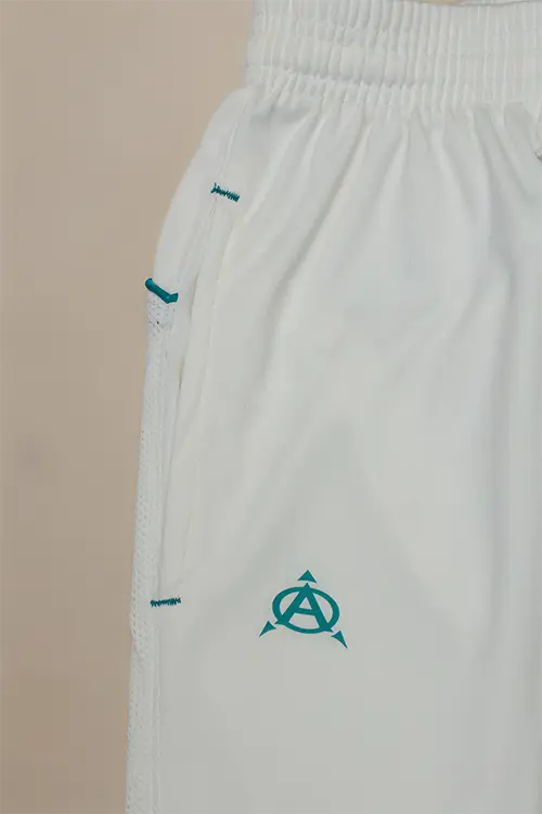 Men cricket white Trousers - CT100