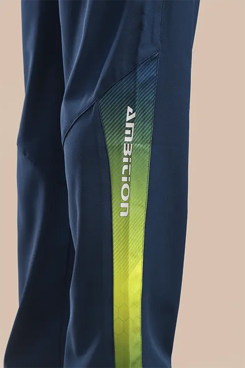 Men Regular Fit Athlete NS Lycra Track Pant Airforce C-T30