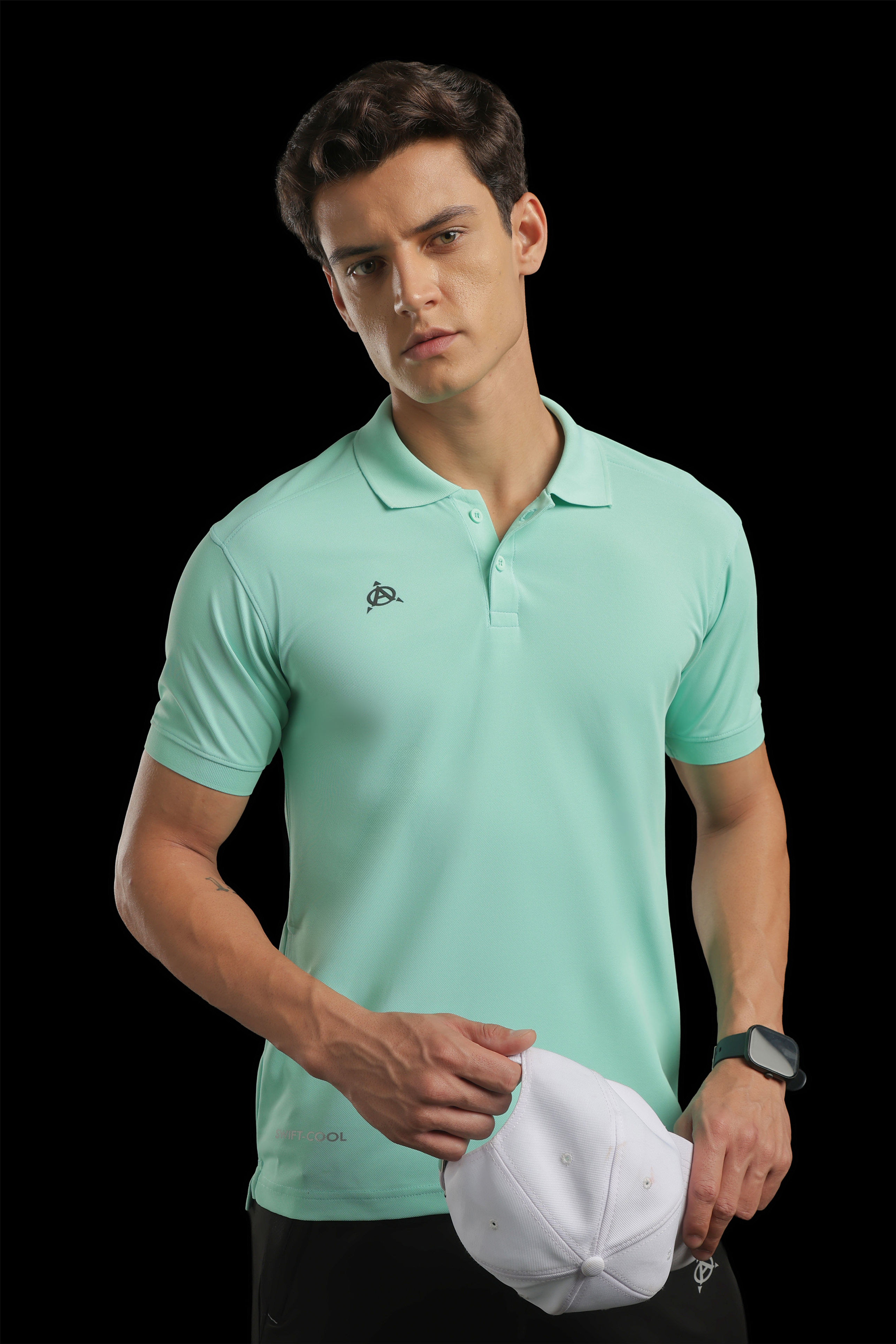 Travelling polo plain World Cup Mint (RI-P9)