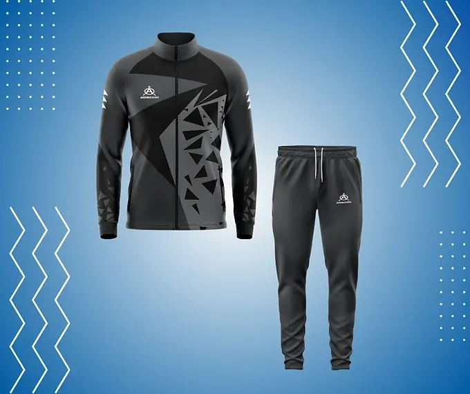 Stylish gray referee tracksuit