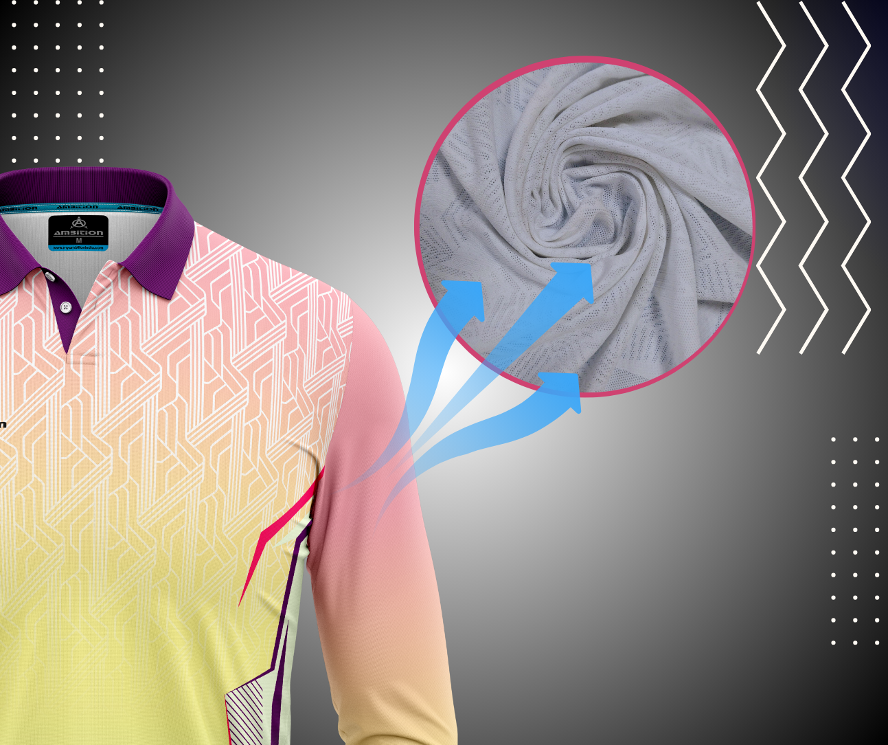 Premium Cricket Jersey: Breathable, full-sleeve design