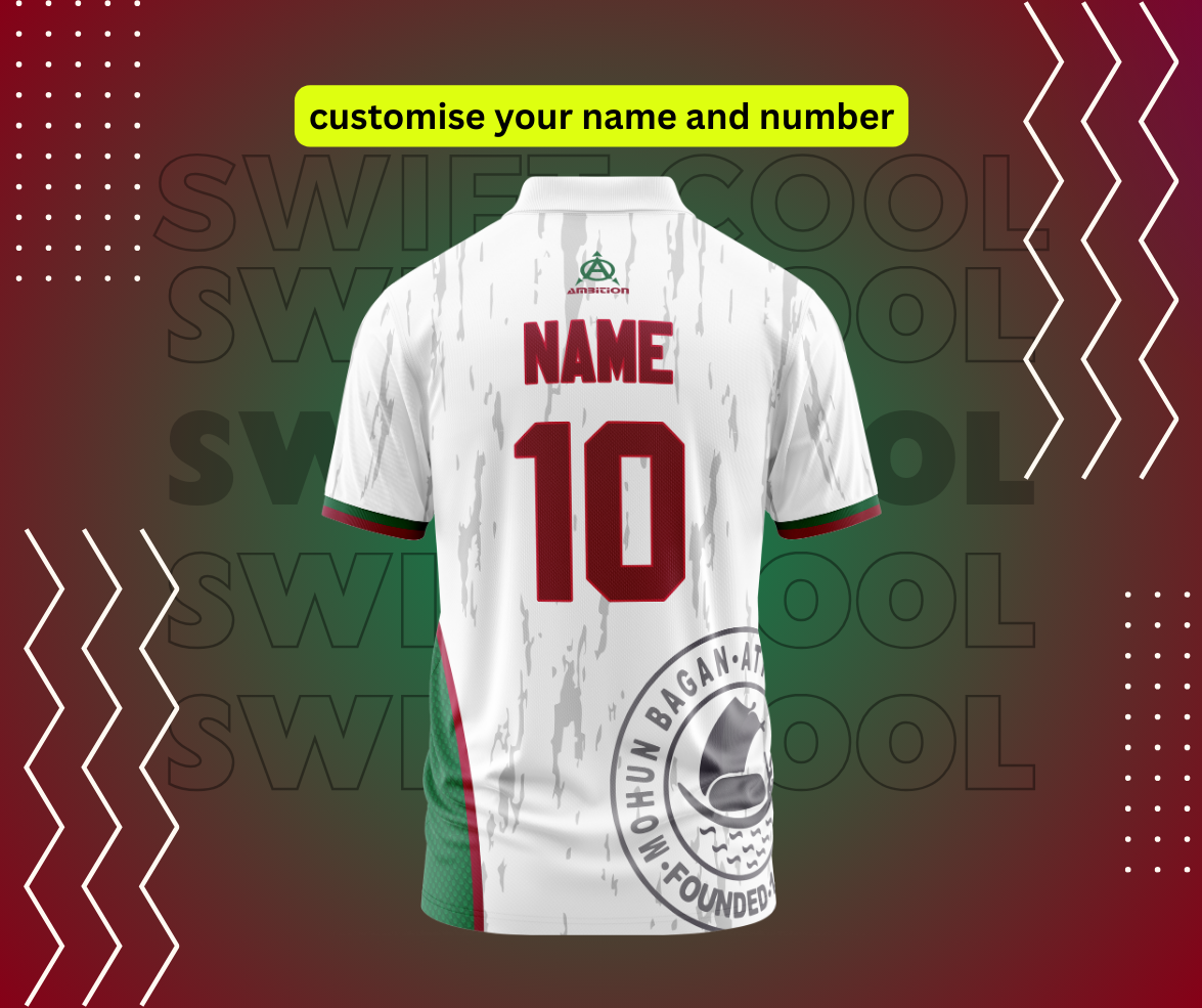 Customizable Mohun Bagan Athletic Club jersey: Name 10