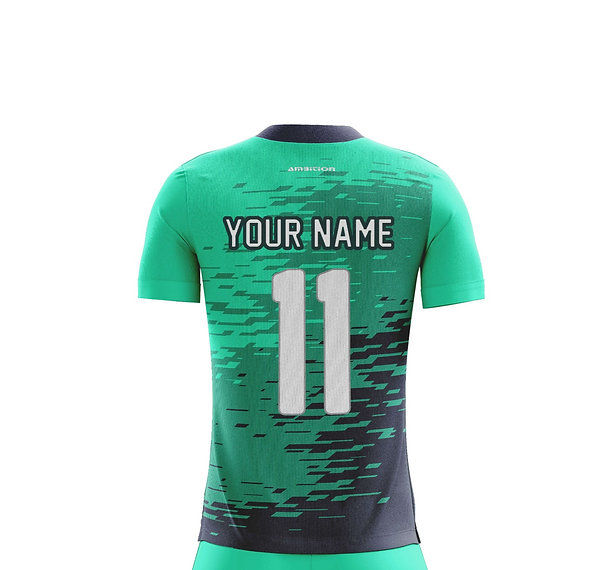 Customizable green jersey, YOUR NAME, number 11