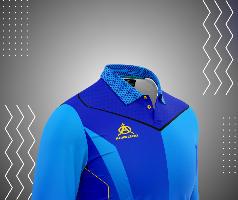 Thumbnail: Blue and black women's football jersey