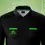 Thumbnail: Referee jersey, black with green accents, zip-up collar