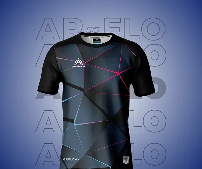 Thumbnail: AR&FLO black gaming jersey
