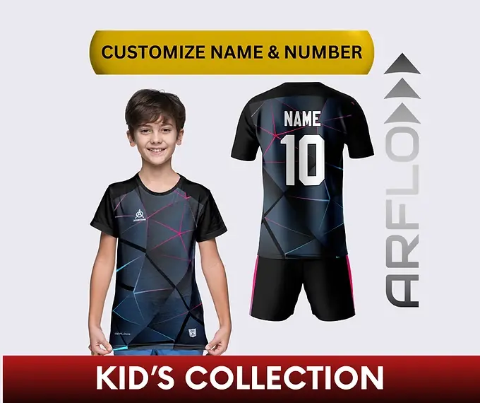 Boy's customizable soccer jersey, Kid's Collection, ARFLO