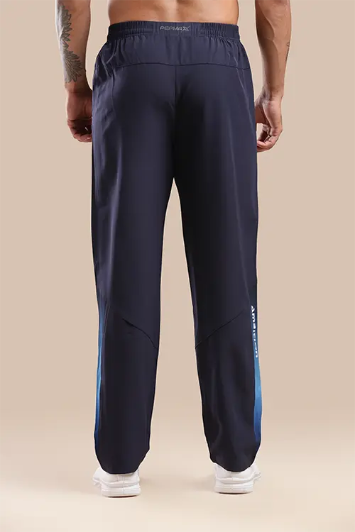 Men Regular Fit Athlete NS Lycra Track Pant Navy C-T30