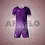 Thumbnail: Purple ARFLO football jersey set