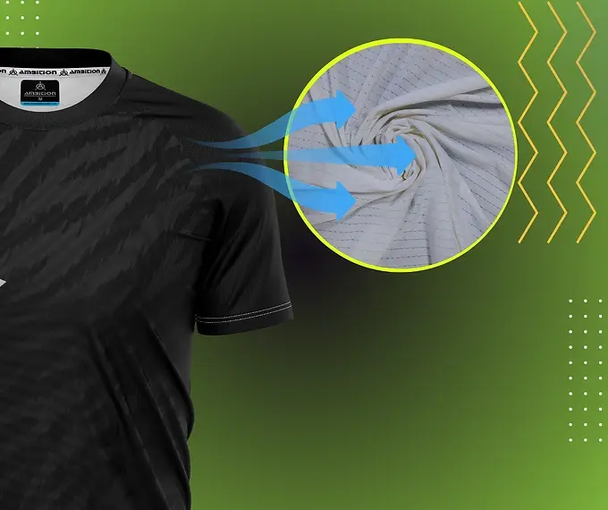 Breathable N.S Lycra Upper (NSLU-011) athletic shirt, myambitionindia