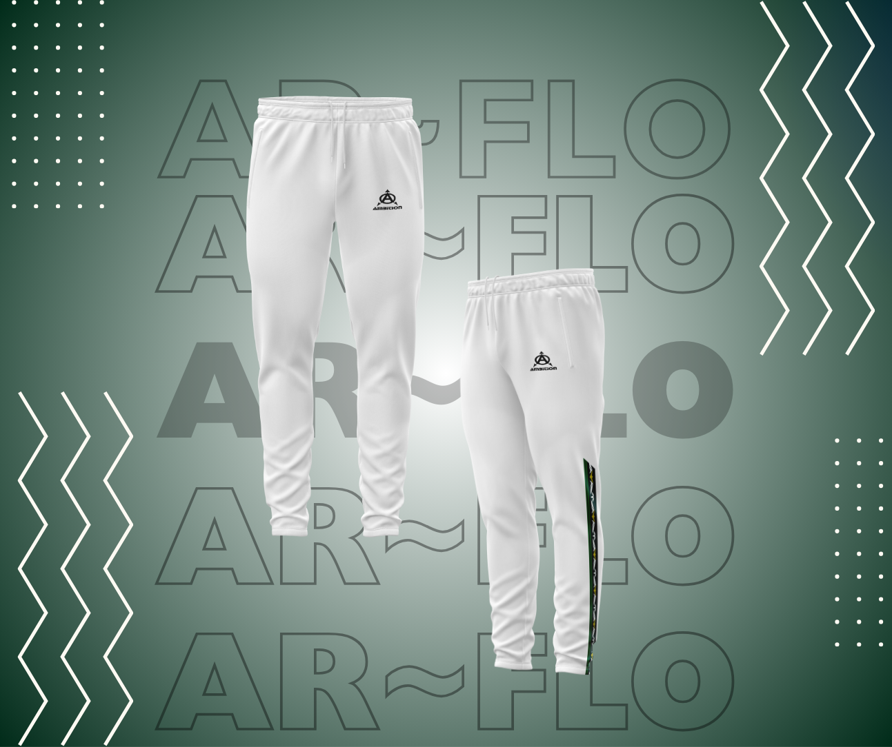 Adidas white joggers