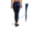 Women's navy blue athletic leggings