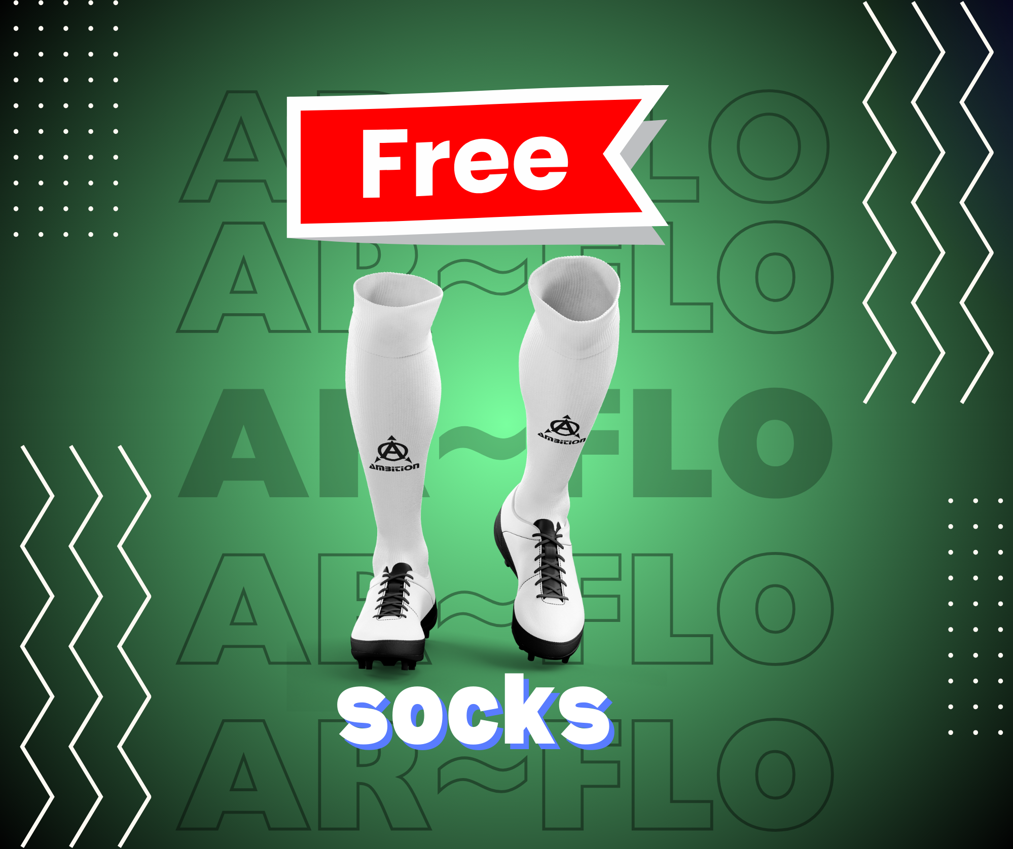 Free socks with purchase