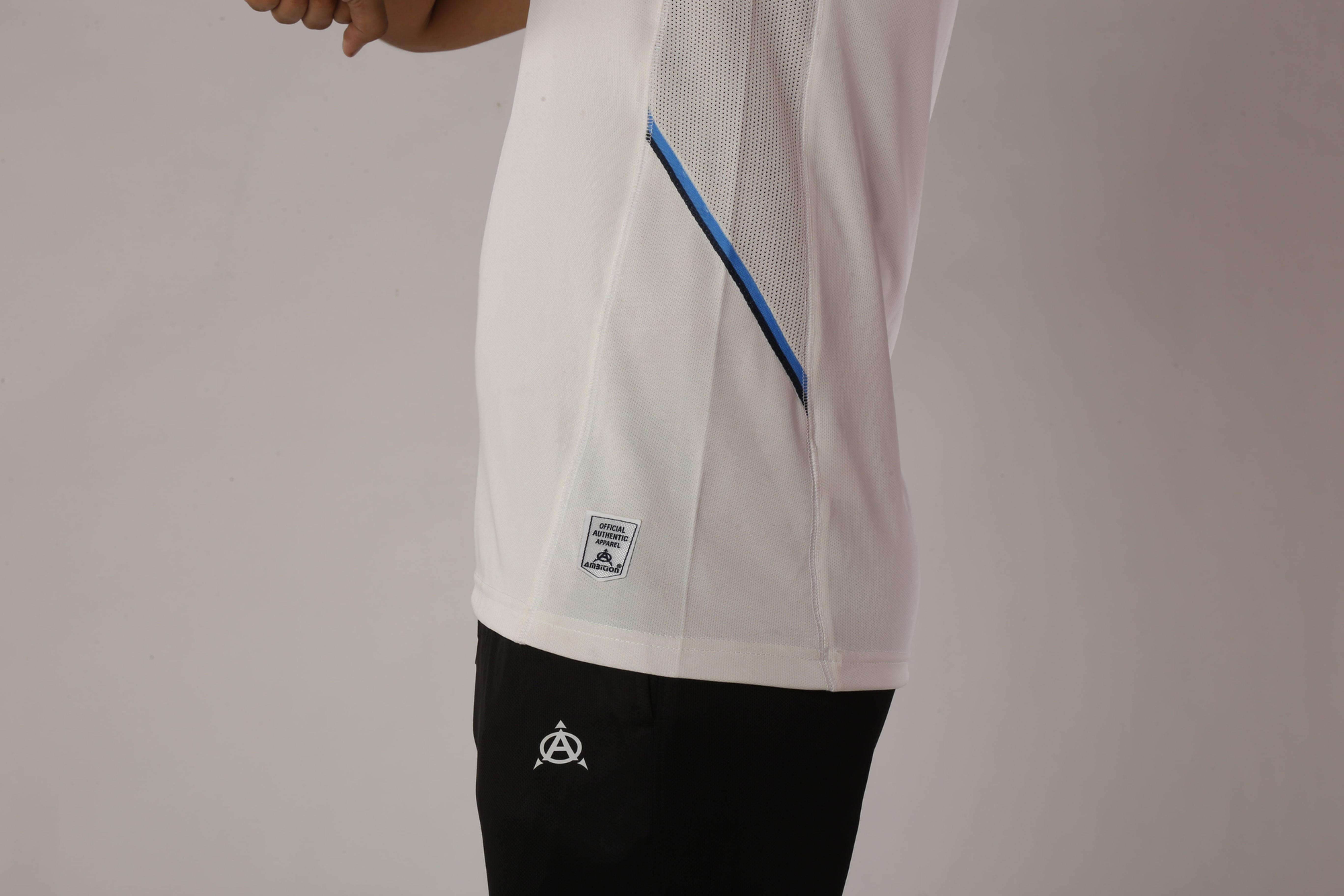 White Mohun Bagan Athletic Club polo jersey