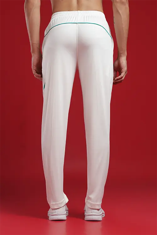 Men cricket white Trousers - CT100