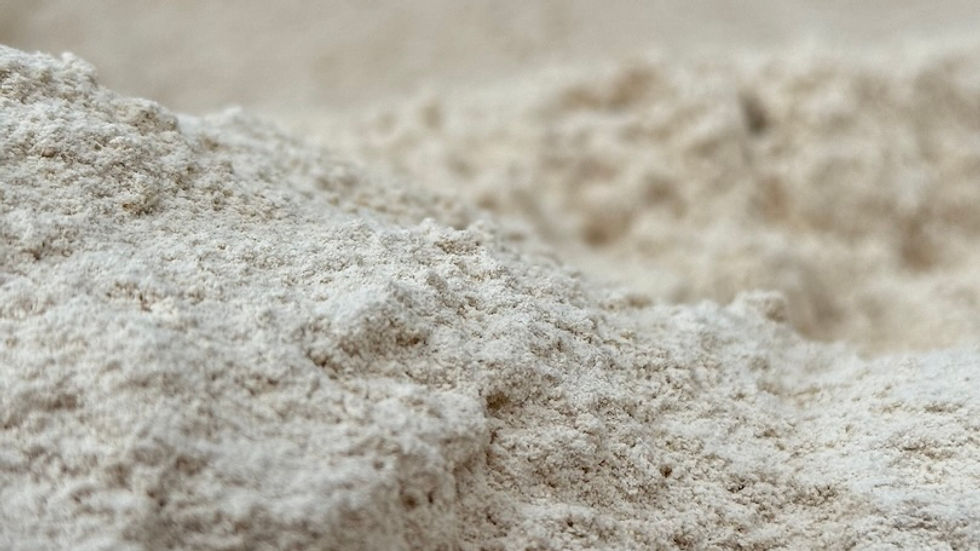 Dried bamboo powder