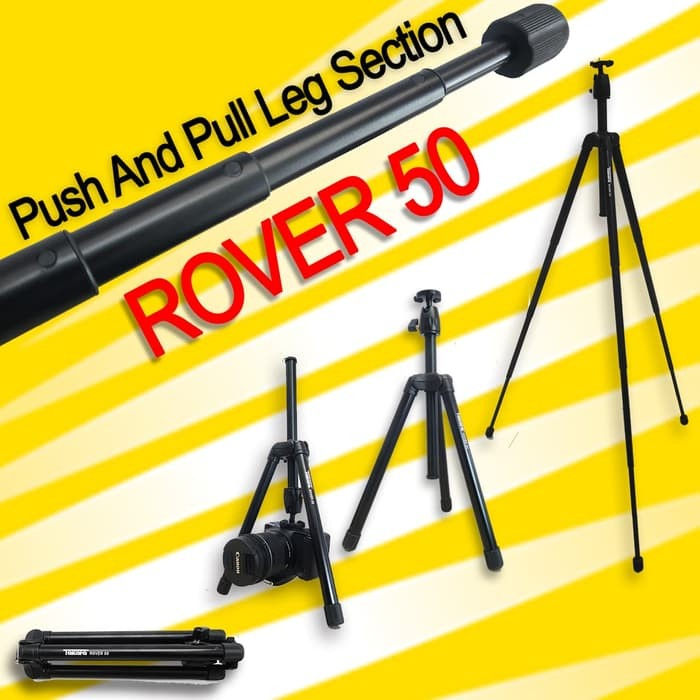 Rover 50 Light Weight Traveller Tripod for DSLR, Mirrorless, HP