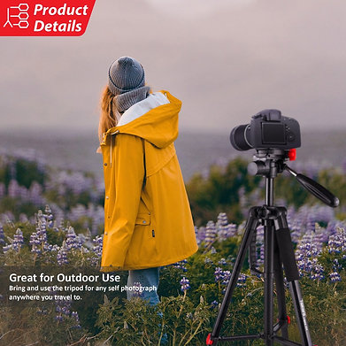 Media: LEGACY 234 Lightweight Tripod Fluid Head for Camera Smartphone - Tripod Only