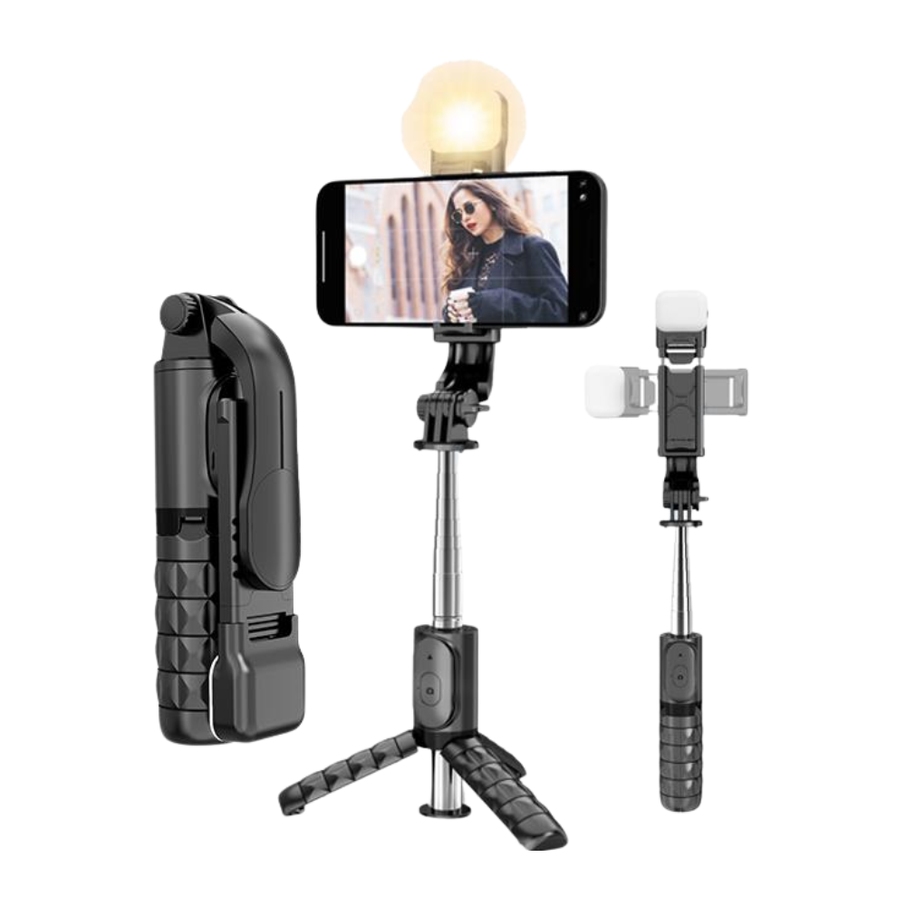 RADIX 11L Multi Function Mini Tripod Selfie Stick Tongsis for Smartphone