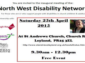 Connecting people in disability ministry in the North West