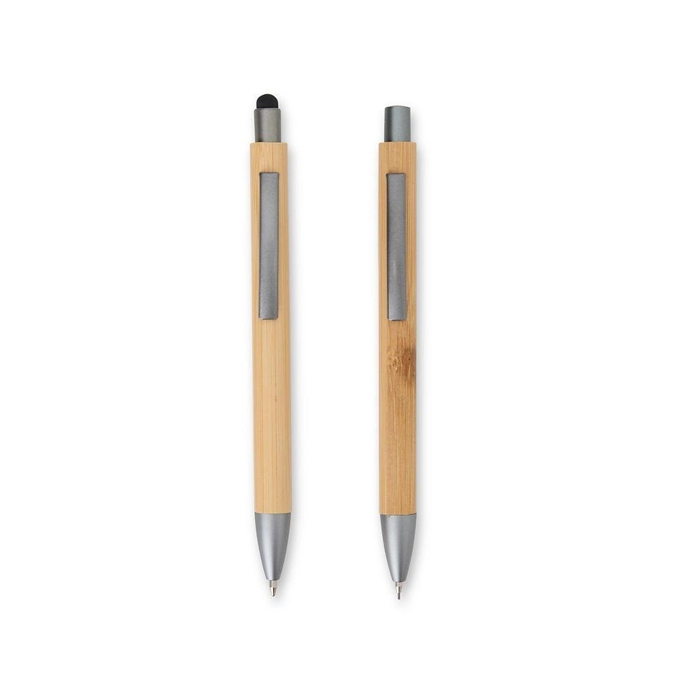 Miniatura: 08251 - Kit Ecológico Caneta e Lapiseira Bambu