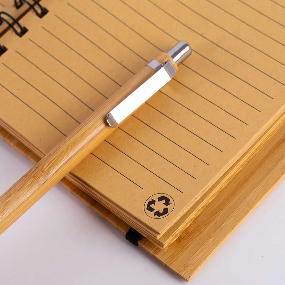 Miniatura: 14661 - Caderno Ecológico com Caneta