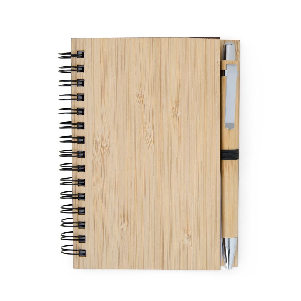 05134 - Caderno de Bambu com Caneta
