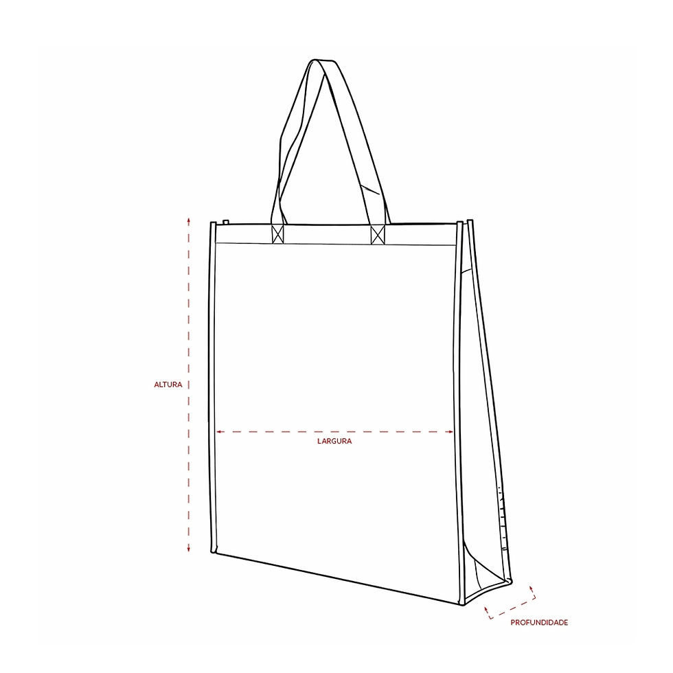 Miniatura: 09143 Sacola TNT Metalizado