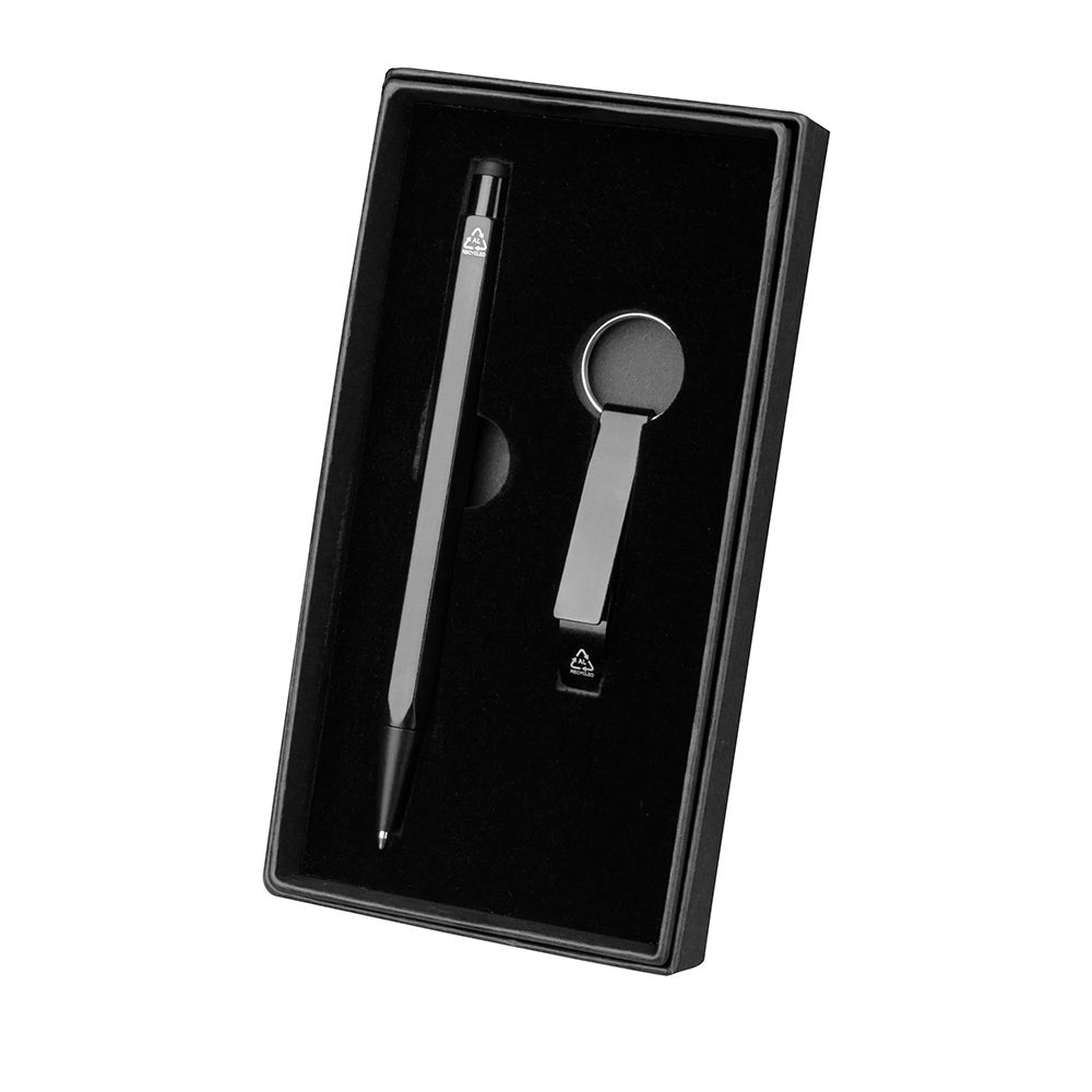 15363 - Kit Caneta Chaveiro Alumínio