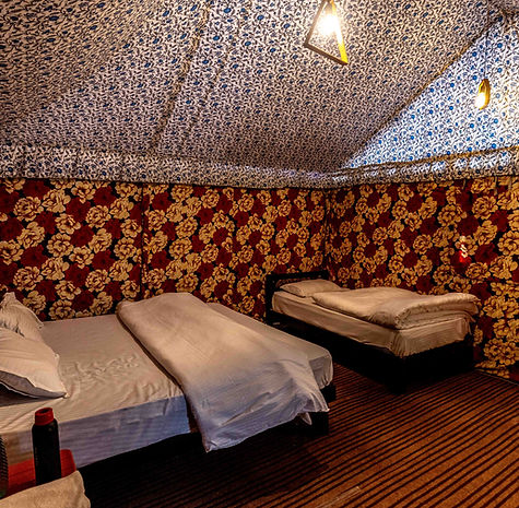 Inside Luxury Tents in Pangot