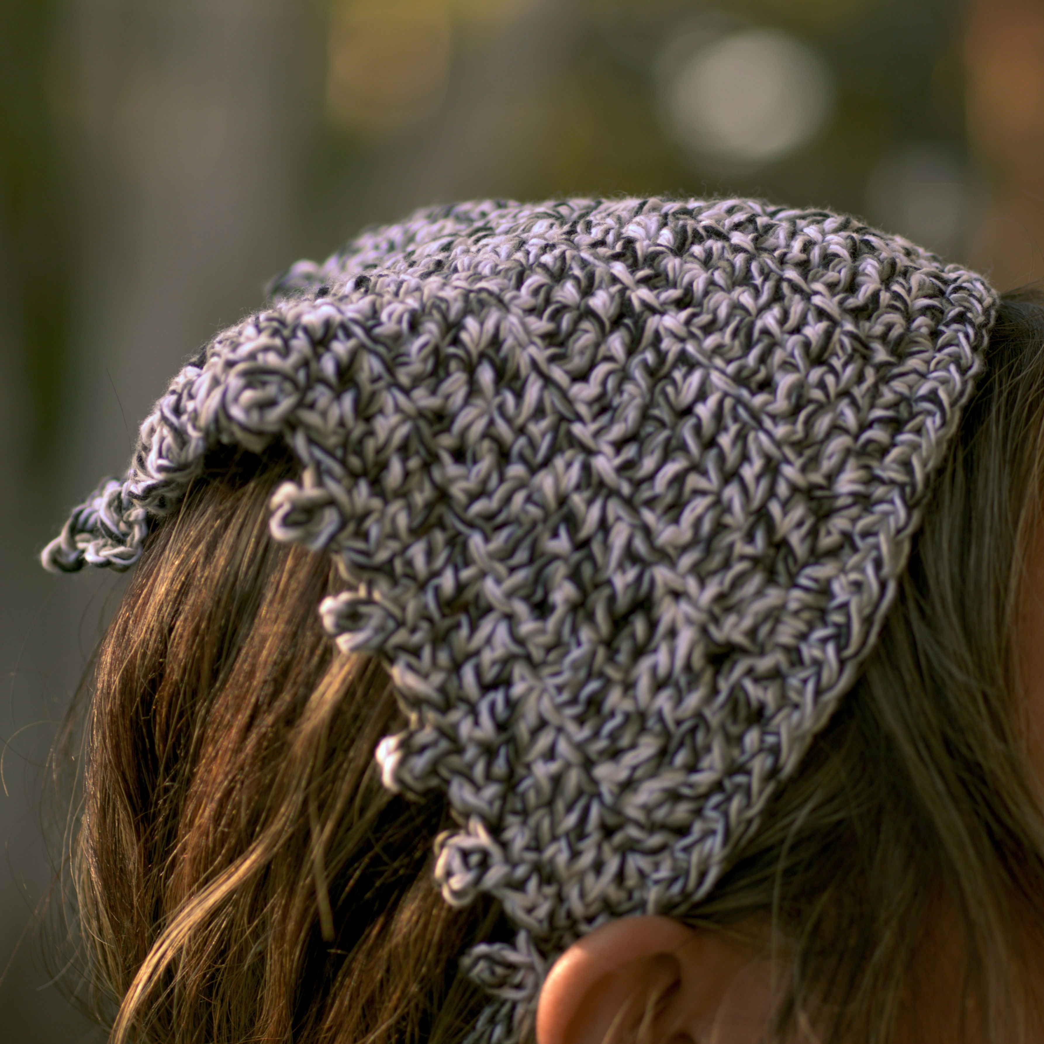 Twisted Overcast Picot Bandana