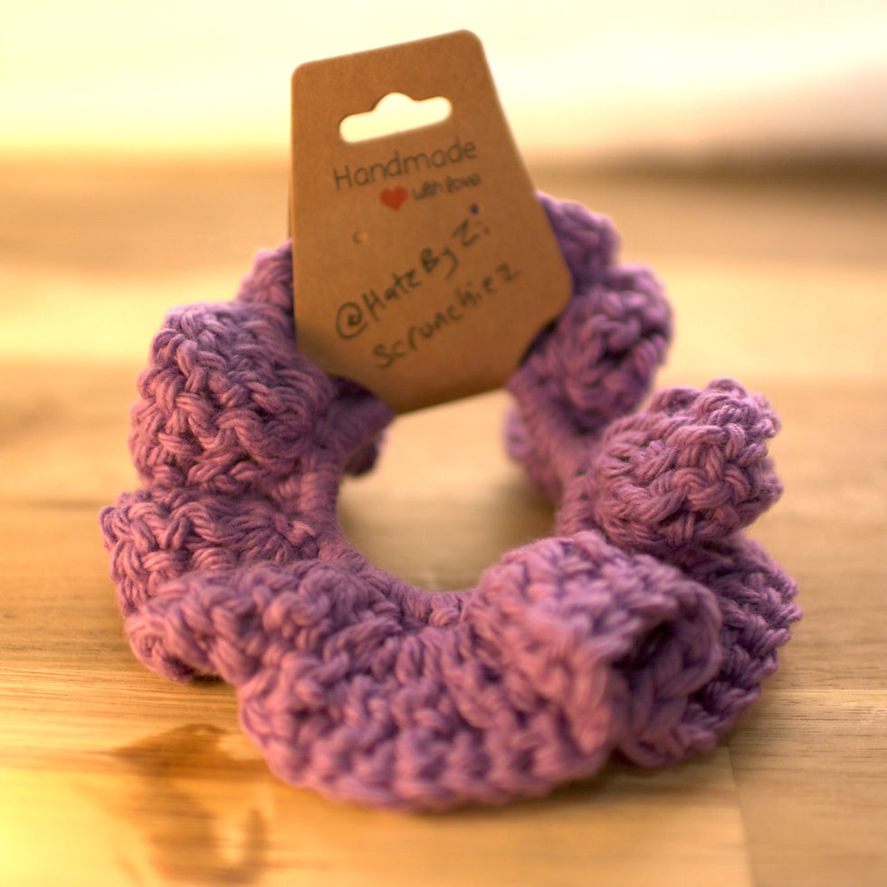 Thumbnail: Orchid Cotton Scrunchie