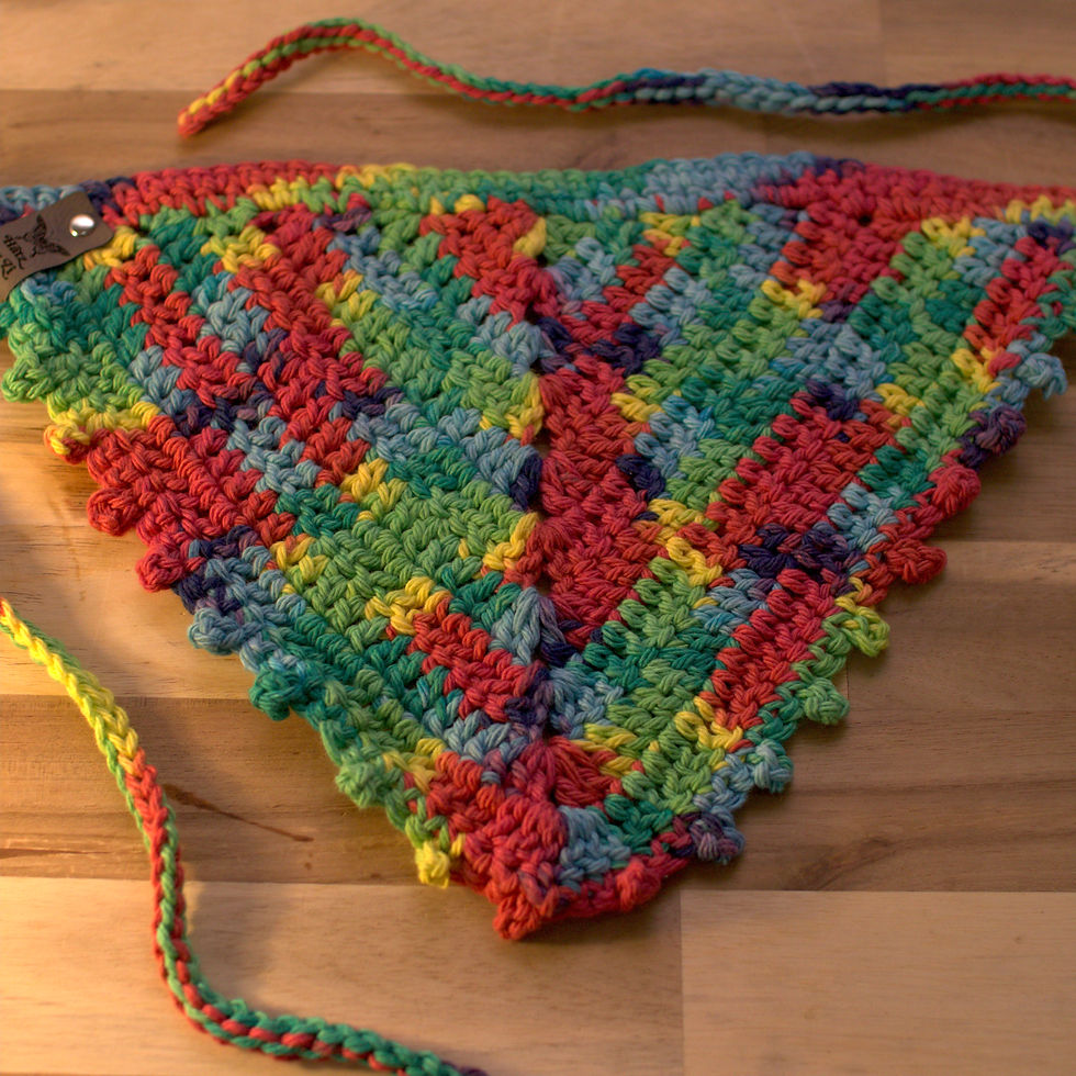 Thumbnail: Psychedelic Rainbow Picot Bandana